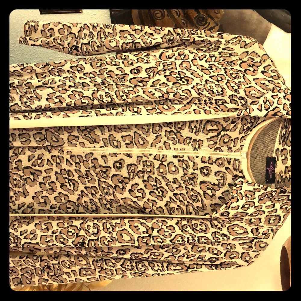 2pc full body jumpsuit with matching cover sweater